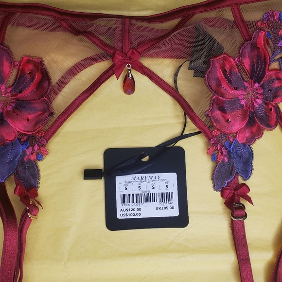 Mary May Suspender / Garter Belt Honey Birdette - Picture 6 of 14